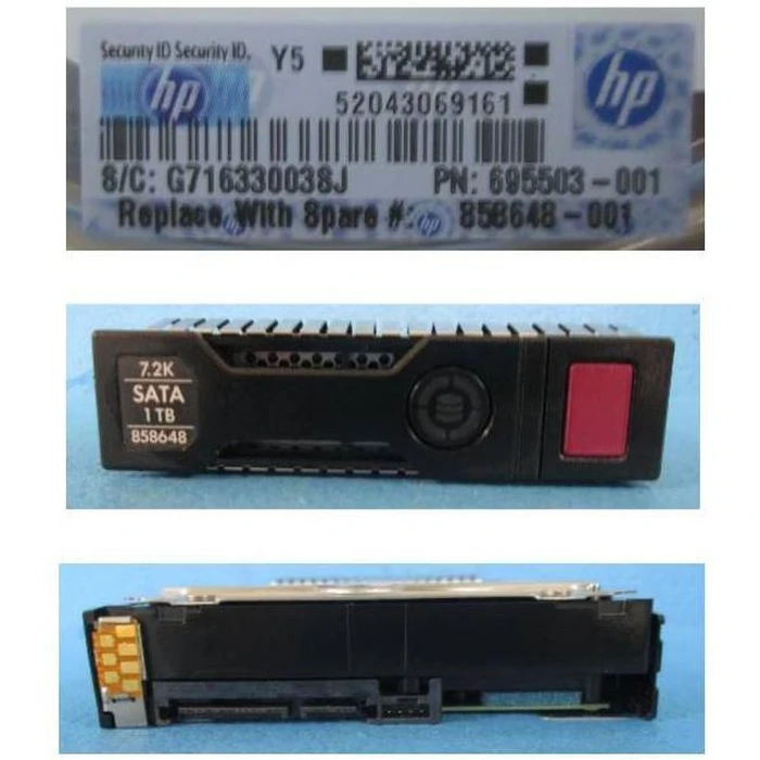 HPE Σκληρός Δίσκος HDD 1TB SATA 3.5 Inch 7200 RPM