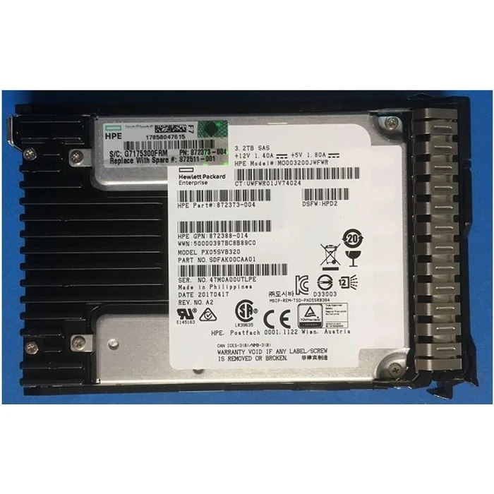 HPE Σκληρός Δίσκος SSD 3.2TB 12G SFF SAS MU SC