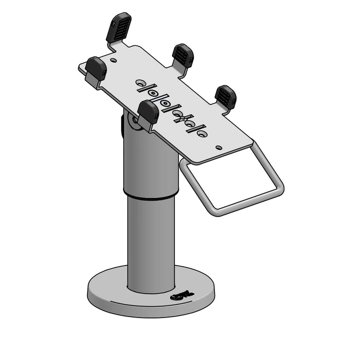 SpacePole Βάσεις TV PAX A35 DuraTilt SP1 120mm με χειρολαβή Μαύρο