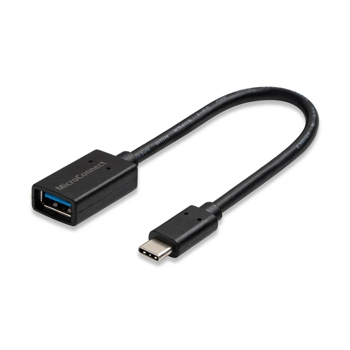 MicroConnect Μετατροπείς Αντάπτορες USB C 32 Gen 1 to USB 32 Gen 1 Type A Adapter 02m Black