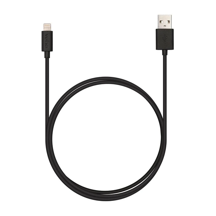 Veho Pebble 1m MFI Lightning Cable Black