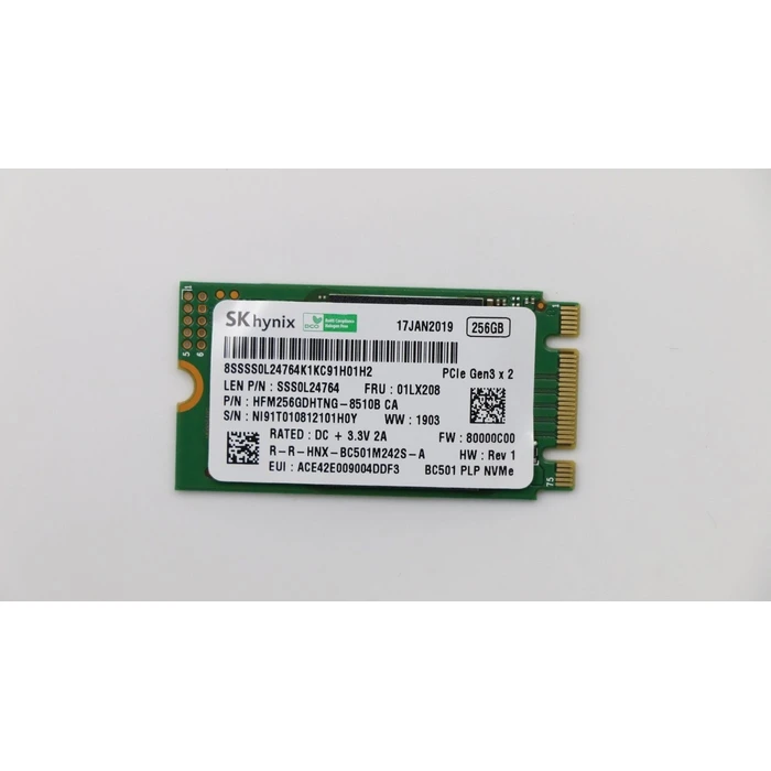 Lenovo Δίσκος SSD 256GB M.2 PCIe NVMe