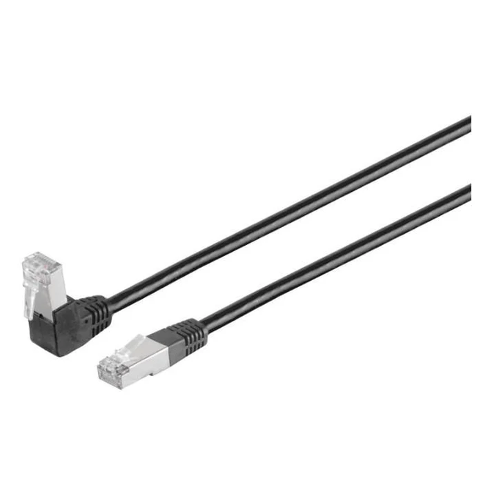 MicroConnect Καλώδιο Δικτύου UTP CAT6 3m Μαύρο PVC 1 x 90°