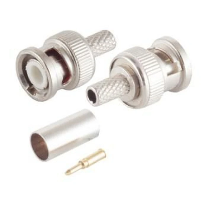 Metatropies Antaptoreσ BNC Male Crimp Plug for RG59 Cable with Gold Pin BNC59M
