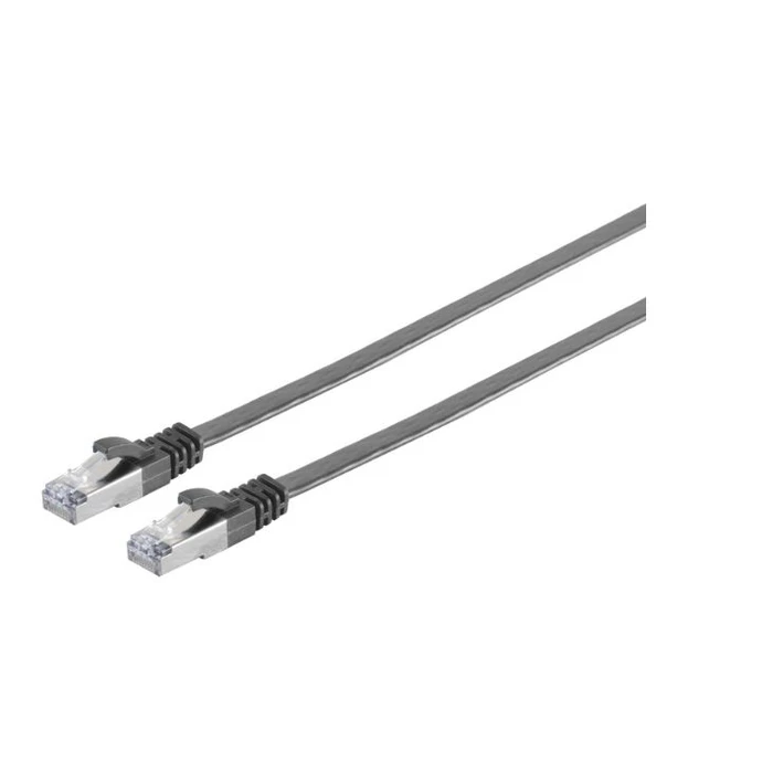 Network Cables MicroConnect U UTP CAT6A 3M Black Flat Unshielded