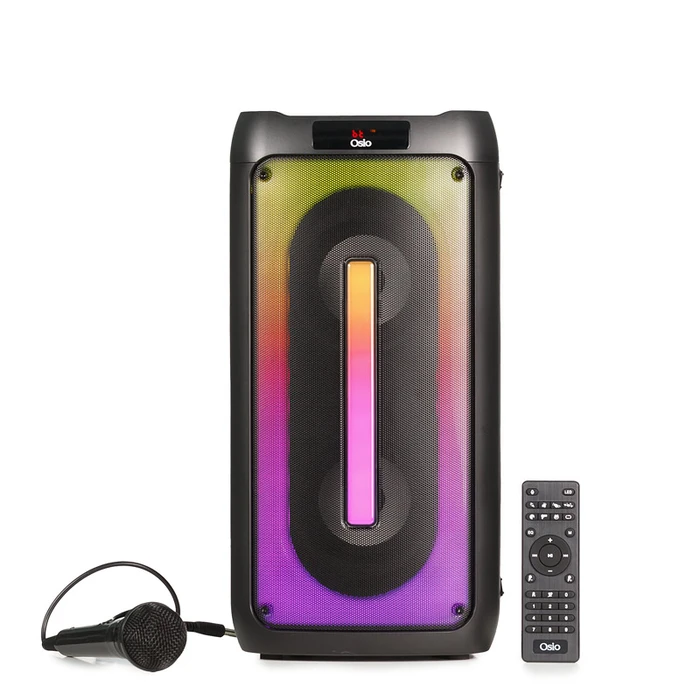 Karaoke Osio OBT-8020 με USB, LED, AUX, TF, RC, FM, TWS και ενσ. μικρόφωνο  60 W