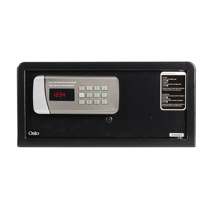 Χρηματοκιβώτιο Osio OSB-2042PBL με πρίζα 20 x 42 x 34 cm