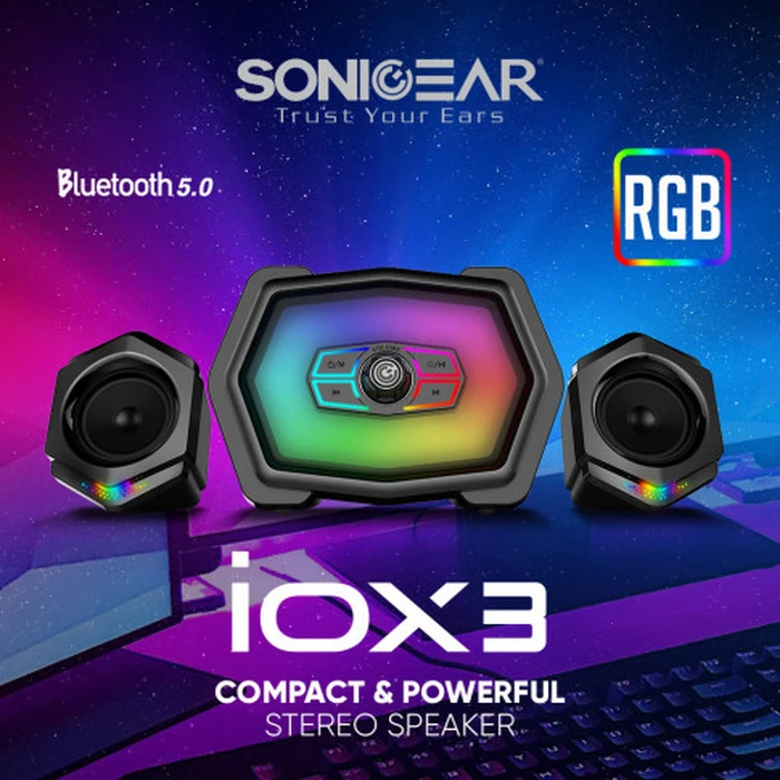 Ηχεία Υπολογιστή Sonic Gear IOX 3 Stereo Bluetooth 2.1 SYSTEM
