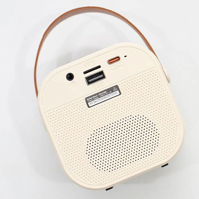 Karaoke Sonic Gear IOX K200 Bluetooth 5.1 HOME PORTABLE with Wireless MIC White