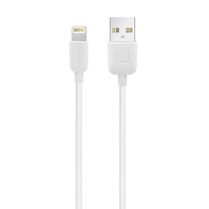 Καλώδιο Lightning Usams σε USB US-SJ097, 10.5W, 1m, λευκό