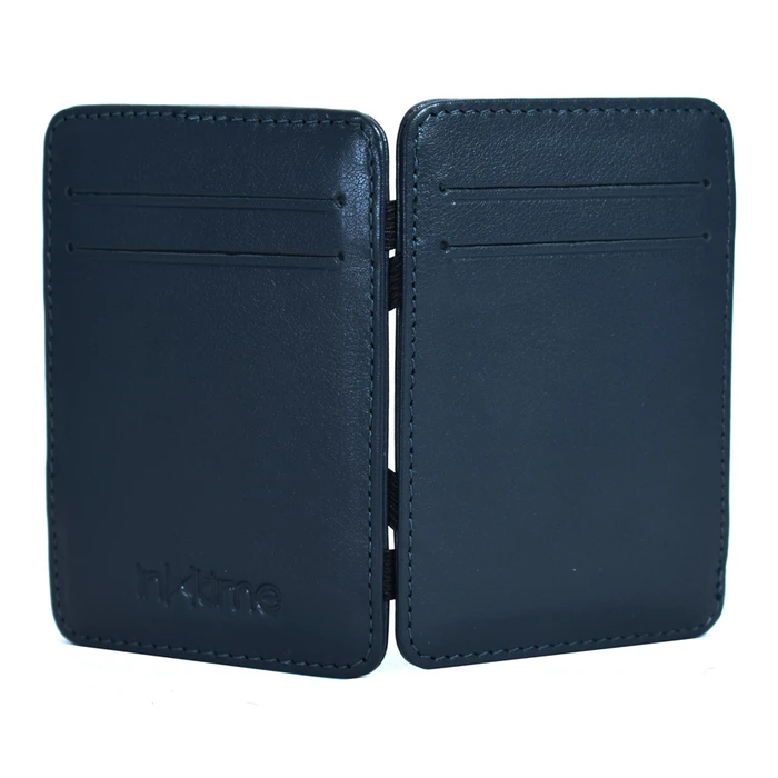 Πορτοφόλι INTIME έξυπνο IT-014, RFID, δερμάτινο, μπλε