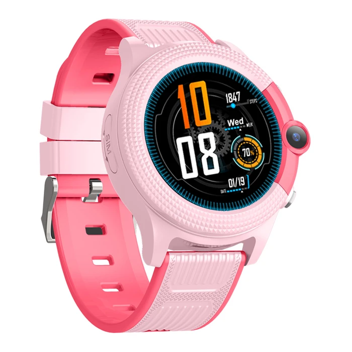 Παιδικό Smartwatch για Παιδιά Intime GPS It-053, 1.28", Camera, 4G, Ipx7, Ροζ