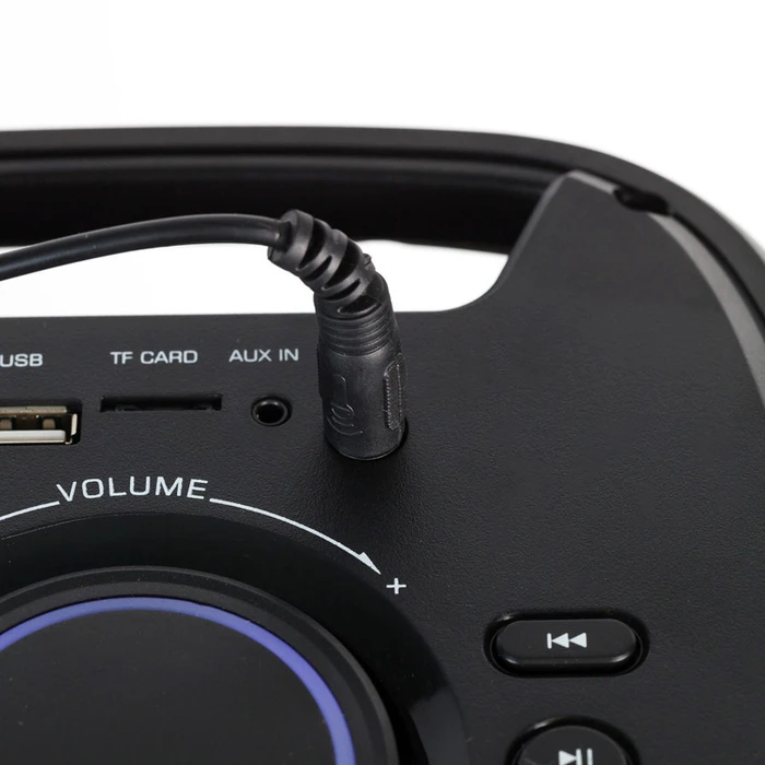 Karaoke Osio OBT-8030 με USB, LED, AUX, TF, RC, FM,TWS, ενσ. μικρόφωνο και τηλεχειριστήριο  80 W