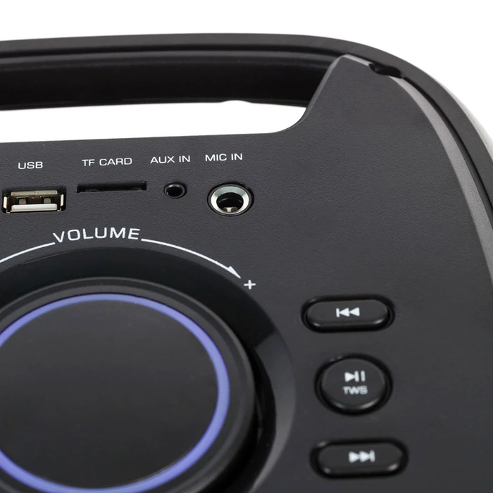 Karaoke Osio OBT-8035 με USB, LED, AUX, TF, RC, FM,TWS, ασ. μικρόφωνο και τηλεχειριστήριο  80 W