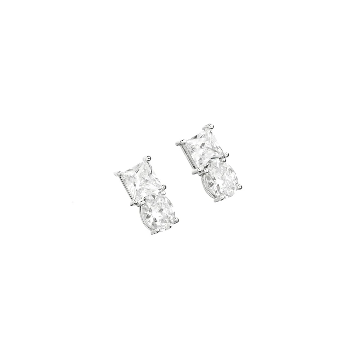 Γυναικεία Σκουλαρίκια Chiara Ferragni J19Avu04 (1.4cm) Ορείχαλκος White