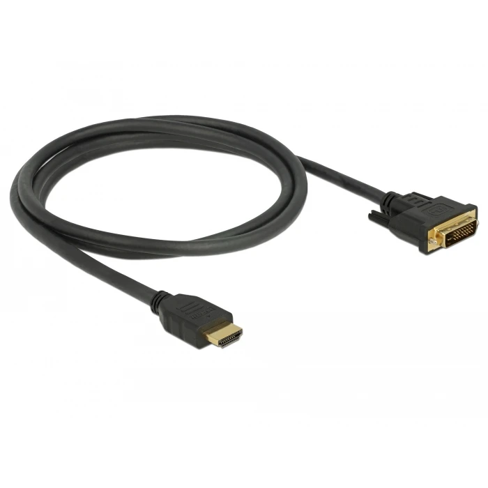 Καλώδιο HDMI DeLOCK 85653 video adapter 1.5 m Type A (Standard) DVI Black