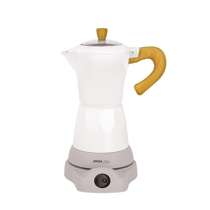 JOCCA Electric Italian Coffee Machine Nature Line White