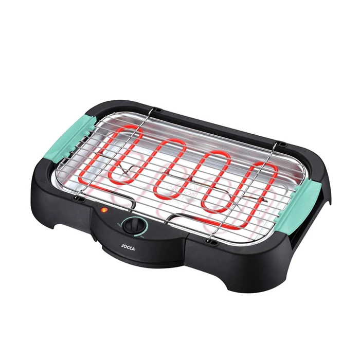 JOCCA Tabletop Electric Barbecue 2000W Black