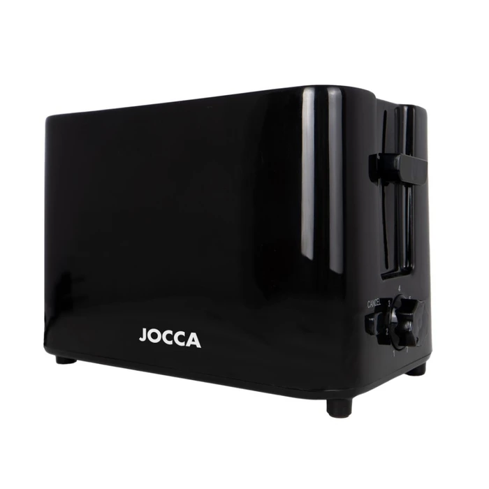 JOCCA 2 Slice Toaster 700W Black