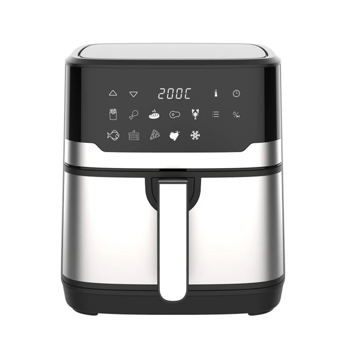 JOCCA Air Fryer Digital Air Fryer 6.5L Silver