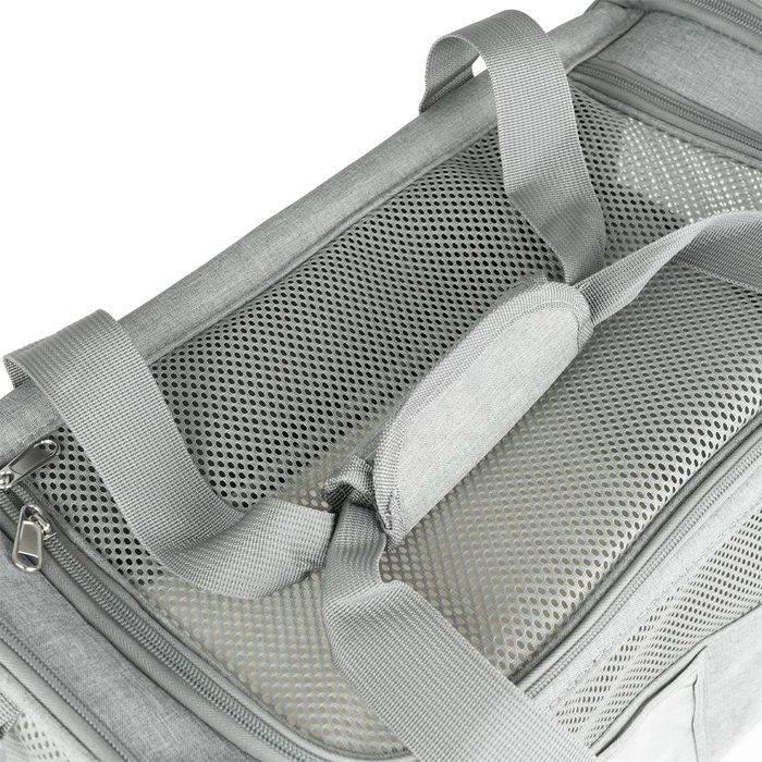 JOCCA Pet Travel Bag Grey for Dogs/Cats up to 8kg, 46x28x28 cm (J-2785)