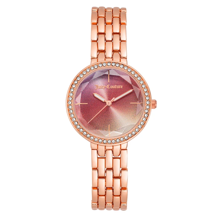 Γυναικείο Ρολόι Juicy Couture Jc1208Pkrg (32 mm) Μεταλλικό Μπρασελέ Ροζ