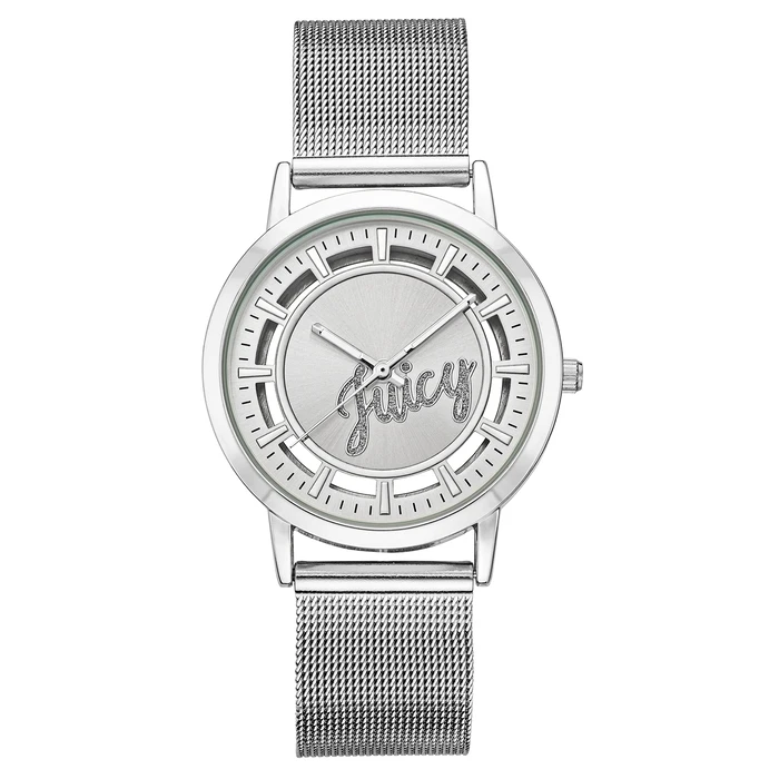 Γυναικείο Ρολόι Juicy Couture Jc1217Svsv (36 mm) Μεταλλικό Μπρασελέ Ασημί