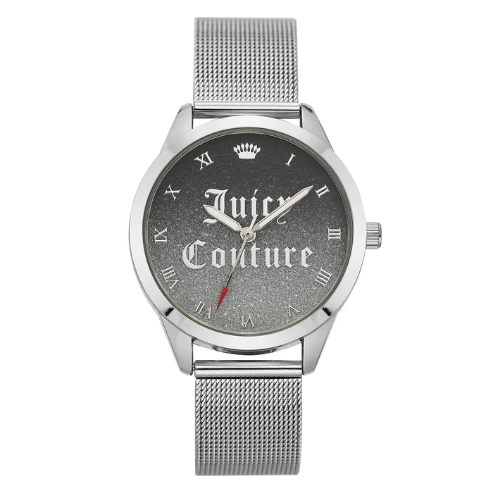 Γυναικείο Ρολόι Juicy Couture Jc1279Bksv (35 mm) Μεταλλικό Μπρασελέ Ασημί