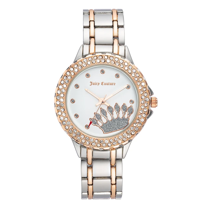 Γυναικείο Ρολόι Juicy Couture Jc1283Wtrt (36 mm) Μεταλλικό Μπρασελέ Ασημί