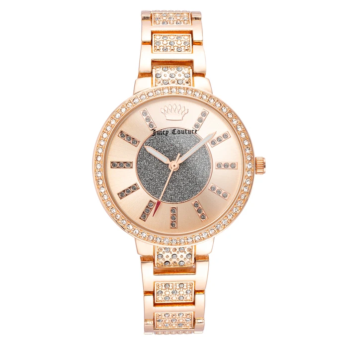 Γυναικείο Ρολόι Juicy Couture Jc1312Rgrg (36 mm) Μεταλλικό Μπρασελέ Ροζ