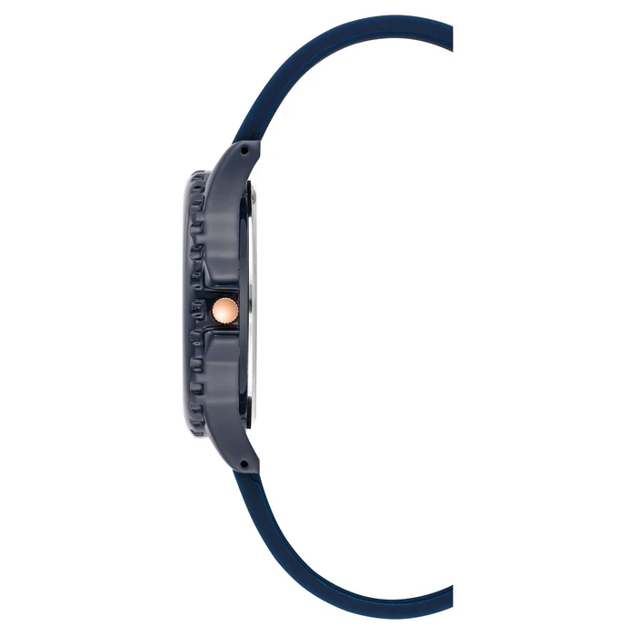 Γυναικείο Ρολόι Juicy Couture Jc1324Nvnv (38 mm) Καουτσούκ Λουράκι Μπλε