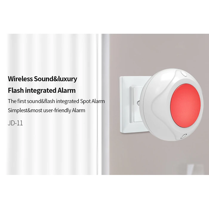 Σειρήνα WOLF GUARD ασύρματη εσωτερικού χώρου JD-11, ηχητική και οπτική