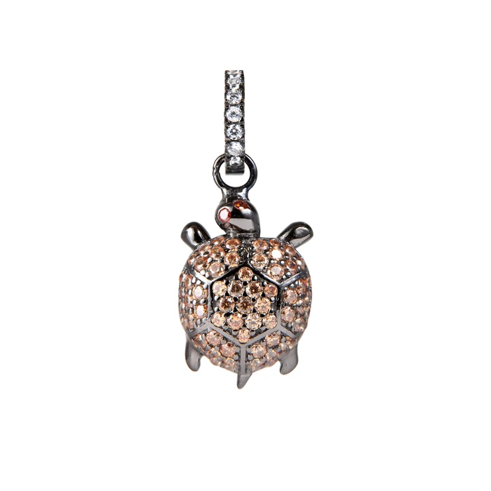 Γυναικείο Charm Lancaster Jlapenturtle4 (1,5Mm) από Ασήμι Brown/Black