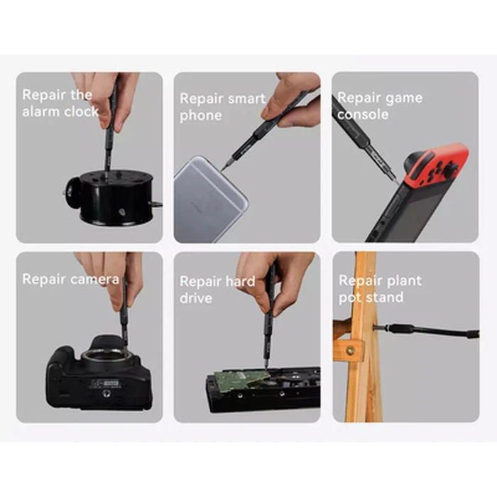 Σετ Κατσαβιδιών Jakemy ακριβείας JM-8180-A με κασετίνα, CR-V, 47τμχ