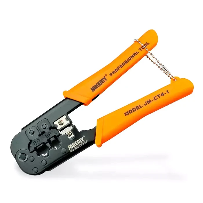 Jakemy Πρέσα Ακροδεκτών Jm-Ct4-1 Για Καλώδια Δικτύου Rj45/12, 8p/6p