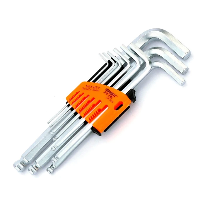 Jakemy Σετ Κλειδιά Allen Jm-Hk2-1, 1.5-10mm, Cr-V, 9τμχ