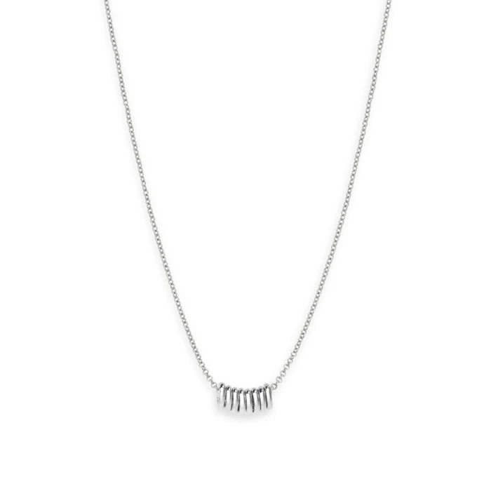 Γυναικείο Κολιέ Rosefield Jmhns-J070 (40-45cm) από Ατσάλι Grey