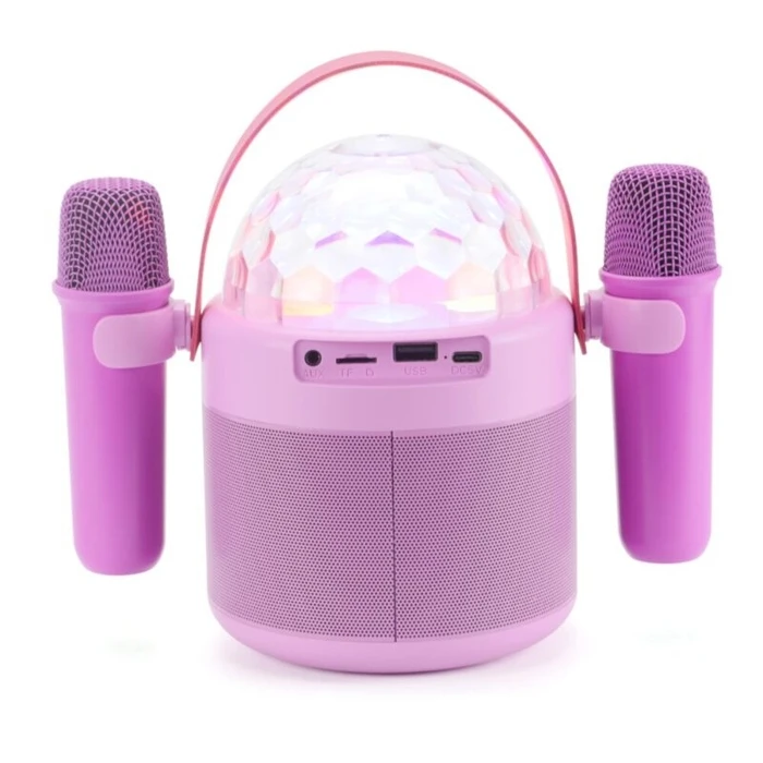 Karaoke Akai JoyBox Kids – με 2 Ασύρματα Μικρόφωνα & RGB LED
