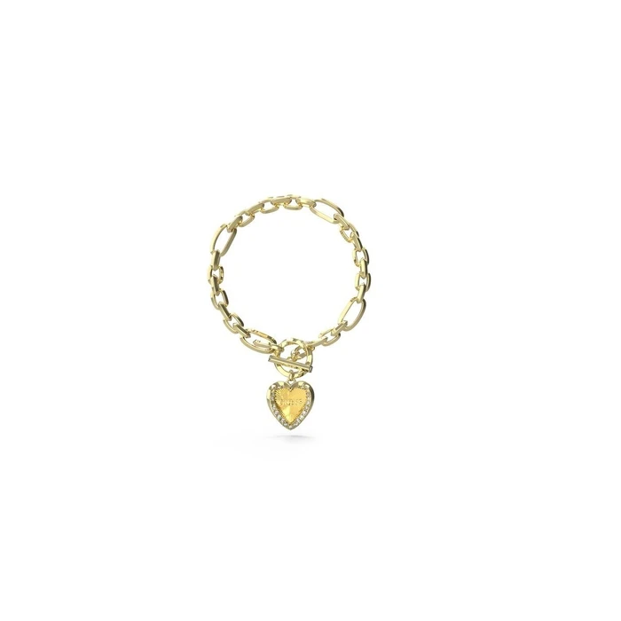 Γυναικείο Βραχιόλι Guess Jubb04599Jwyg (22cm) από Ατσάλι Golden