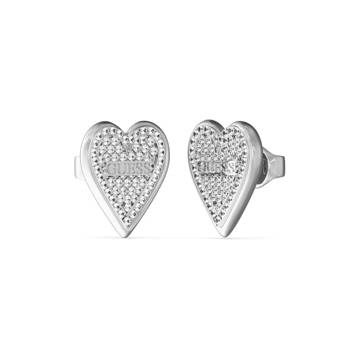 Γυναικεία Σκουλαρίκια Guess Jube03251Jwrh (1cm) από Ατσάλι Grey