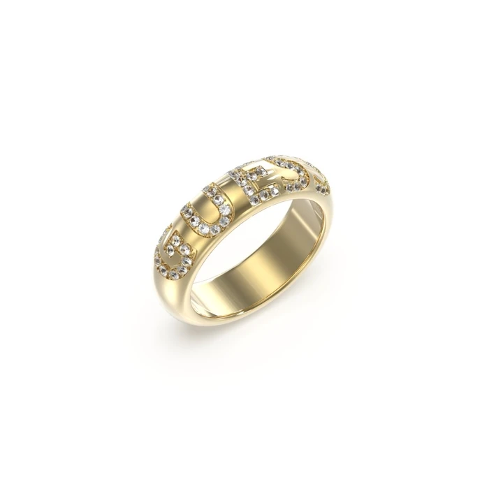 Γυναικείο Δαχτυλίδι Guess Jubr03182Jwyg (54) από Ατσάλι Golden