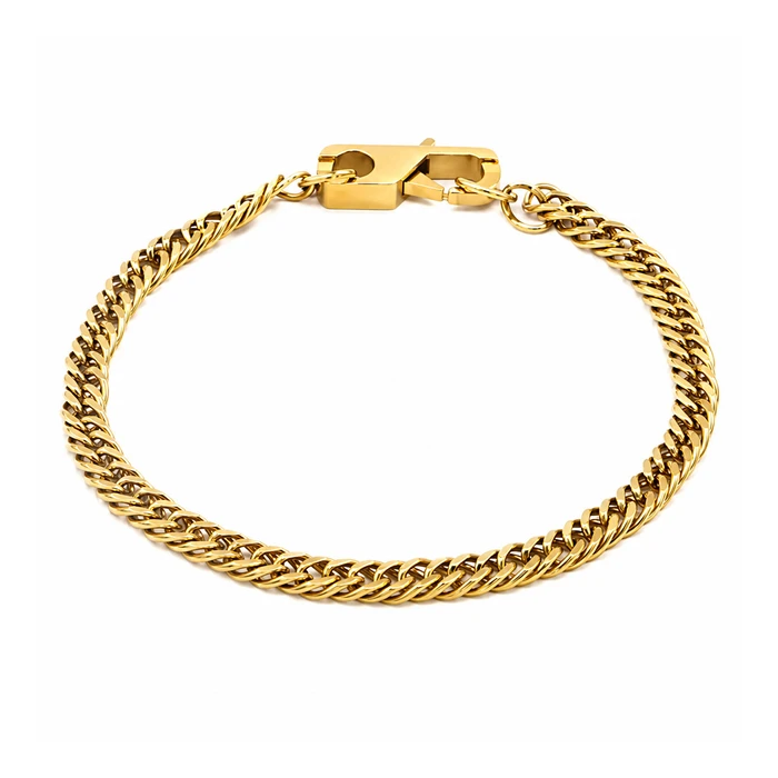 Guess Men's Bracelet JUMB01330JWYG (19 cm) Gold-tone Stainless Steel