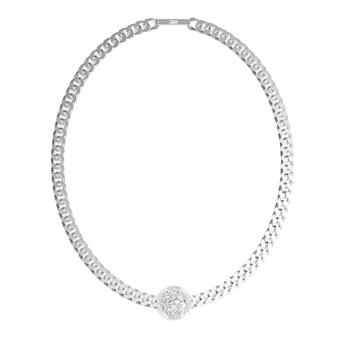 Γυναικείο Κολιέ Guess Jumn03007Jwst (45cm) από Ατσάλι Grey
