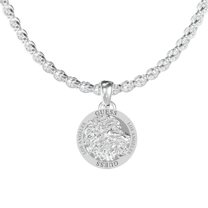 Ανδρικό Κολιέ Guess Jumn03011Jwst (45cm) από Ατσάλι Grey