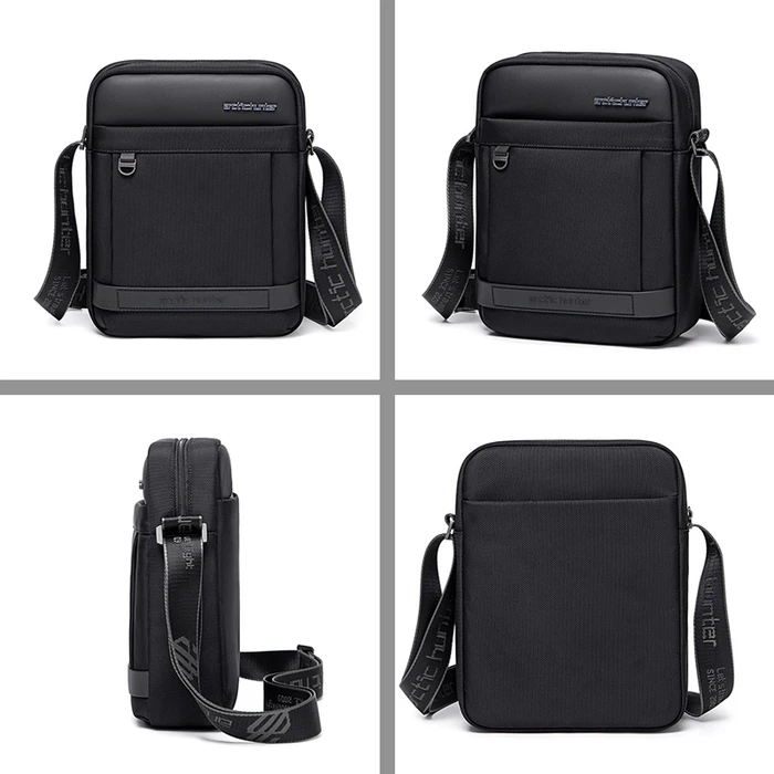 Τσάντα Ώμου Arctic Hunter K00162 Με Θήκη Tablet 5l Μαύρη