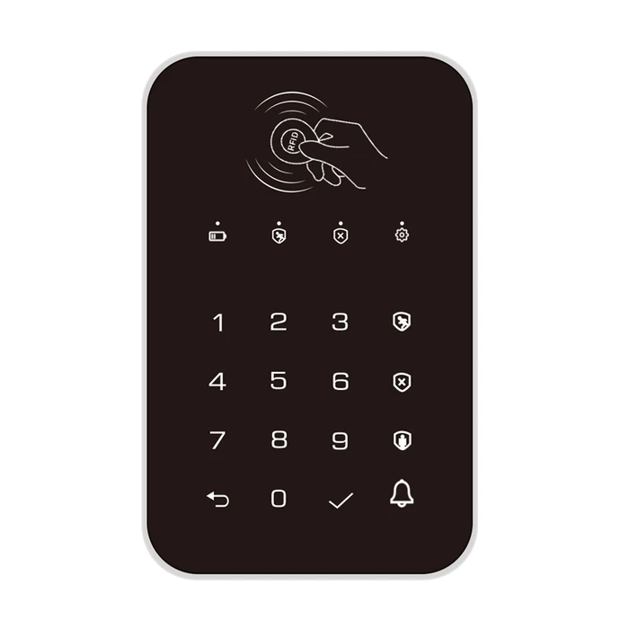 Πληκτρολόγιο Συναγερμού Ασύρματο K010, αφής, RFID