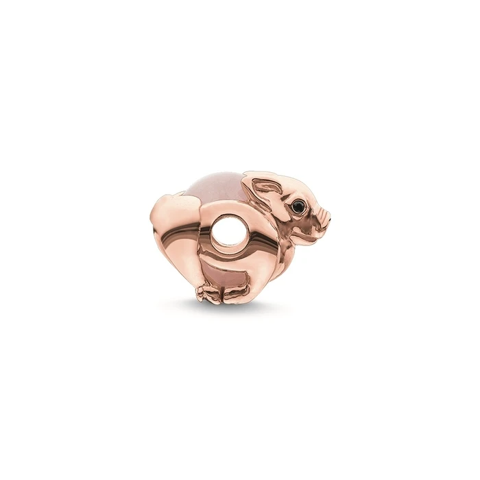 Γυναικείο Κολιέ Thomas Sabo K0197-417-9 (1,3cm) από Ασήμι Pink Gold
