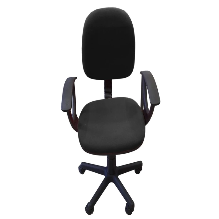 Velco Pro Systems Children's Office Chair Black with Armrests - Dimensions 57x47x81/92 cm (SKU K04767-1)