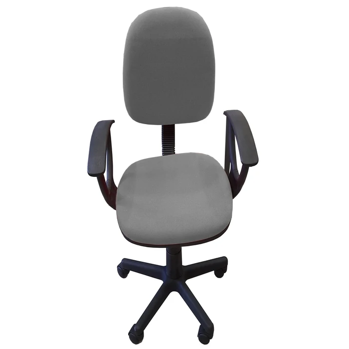 Velco Pro Systems Children's Office Chair - Gray with Armrests, 57x47x81/92cm