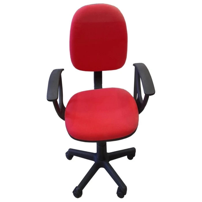 Velco Pro Systems Children's Office Chair Red with Armrests (57x47x81/92 cm)